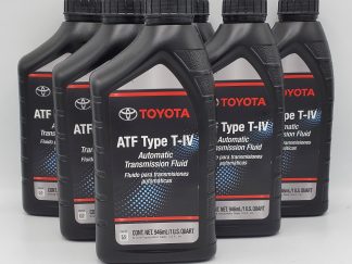 TOYOTA ATF TYPE T-IV. AUTOMATIC TRANSMISSION FLUID. 1 U.S. Qrt / 946mL 00279-000T4-6S BLACK CAP.