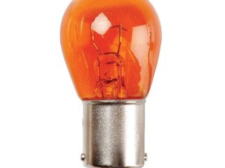 SINGLE CONTACT CAP BULB AMBER 12V 21W.