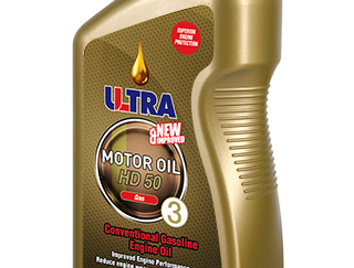 ULTRA HD 50 Gas. Conventional Gasoline Engine Oil #3 1 U.S. Qtrs. / 946mL.