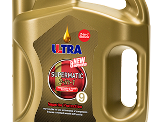 ULTRA SUPERMATIC 2-IN-1 TRANSMISSION & POWER STEERING FLUID SUPERIOR PROTECTION 1GAL.