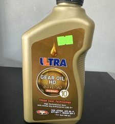 ULTRA GEAR OIL HD 80W-90 1 QUART (10)(CLEAN GEAR TECHNOLOGY) SAE J2360,API GL5,API MT-1, MACK GO-J.(GAS/DIESEL)