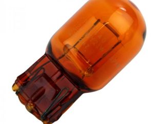 SINGLE CONTACT CAPLESS BULB AMBER 12V21W.