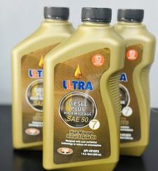 ULTRA DIESEL PLUS HIGH MILEAGE SAE 50 (7). High Mileage Diesel Engine Oil. NP 1U.S QUARTz(946mL)