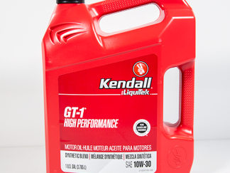 KENDALL LIQUITEK/ GT-1 HIGH PERFORMANCE. MOTOR OIL. SAE 10W-30. 1U.S. GAL.( 3.785).