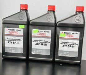 MITSUBISHI MOTORS. Mitsubishi Motors Genuine Automatic Transmission Fluid. ATF SP-III. 1QT/946 Liters.