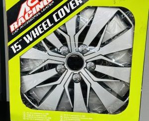 AC RACING 15" WHEEL COVER. HIGH QUALITY ABS. 4PCS