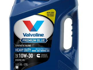 VALVOLINE FULLY SYNTHETIC BLEND/ PREMIUM PROTECTION/ SAE 10W-30 MOTOR OIL.