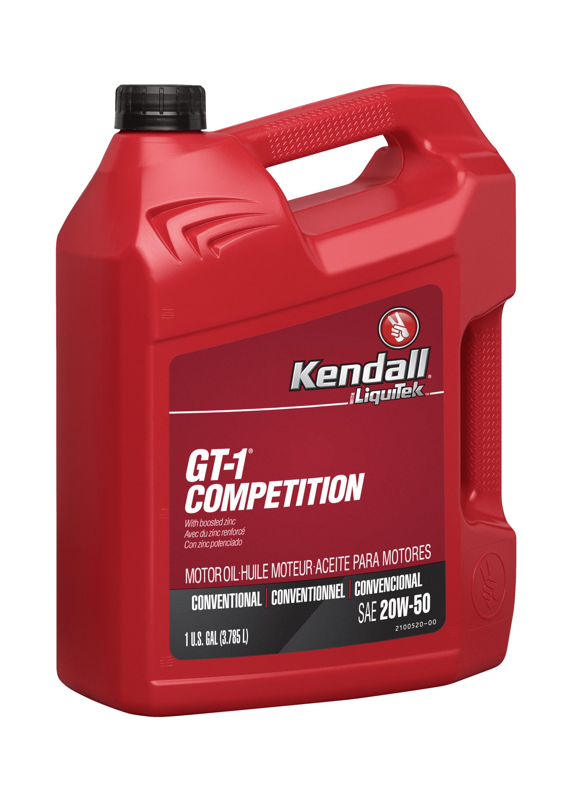 KENDALL LIQUITEK/ GT-1 COMPETITION (TI) 20W-50. CONVENTIONAL. 075731011755. 1GALLON