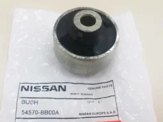 NISSAN GROUP/ GENUINE PARTS. BUSHING. 54570-BB00A. Nissan Qashqai, Dualis, Nissan X-Trail, T31 & T32.