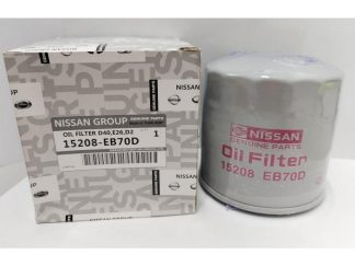 NISSAN GENUINE OIL FILTER/ PART NUMBER: 15208-EB70D/ FITMENT FOR: NAVARA/D40/ E26/D2.
