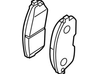 CRB, BRAKE PADS (FRONT)/ PART NUMBER: D1060-6LA0A/ FITMENT FOR: NISSAN KICKS.