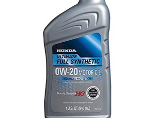 HONDA FULLY SYNTHEITC SAE 0W-20 MOTOR OIL/ ADVANCED PROTECTION/ FORMULATED FOR HONDA VEHICLES. HONDA GENUINE HG. FOR GASOLINE ENGINES. 1U.S. QT (946mL).