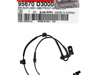GENUINE HYUNDAI TUCSON 1.6 TURBO- LEFT SIDE FRONT ABS SENSOR- FRONT WHEEL.  PN#: 95670 D3000.