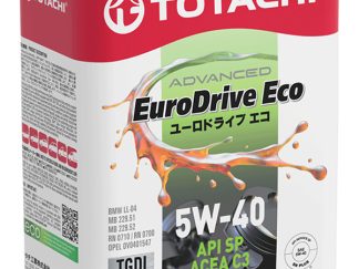 TOTACHI- ENGINE OIL- EURODRIVE- 5W-40. 6 X 4L. GAL. FULLY SYNTHETIC.