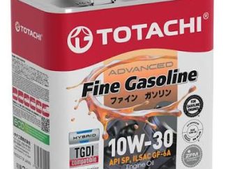 TOTACHI FINE GASOLINE- 10W-30. 6 X 4L. GALLON.